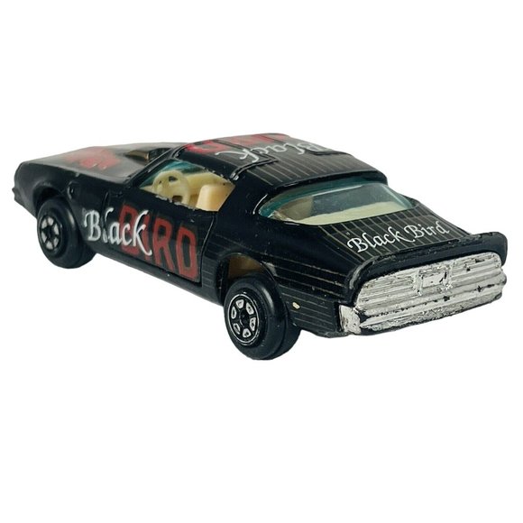 Yatming Black Bird Firebird Trans Am Vintage Diecast Car Vehicle Tan Interior - Picture 11 of 14